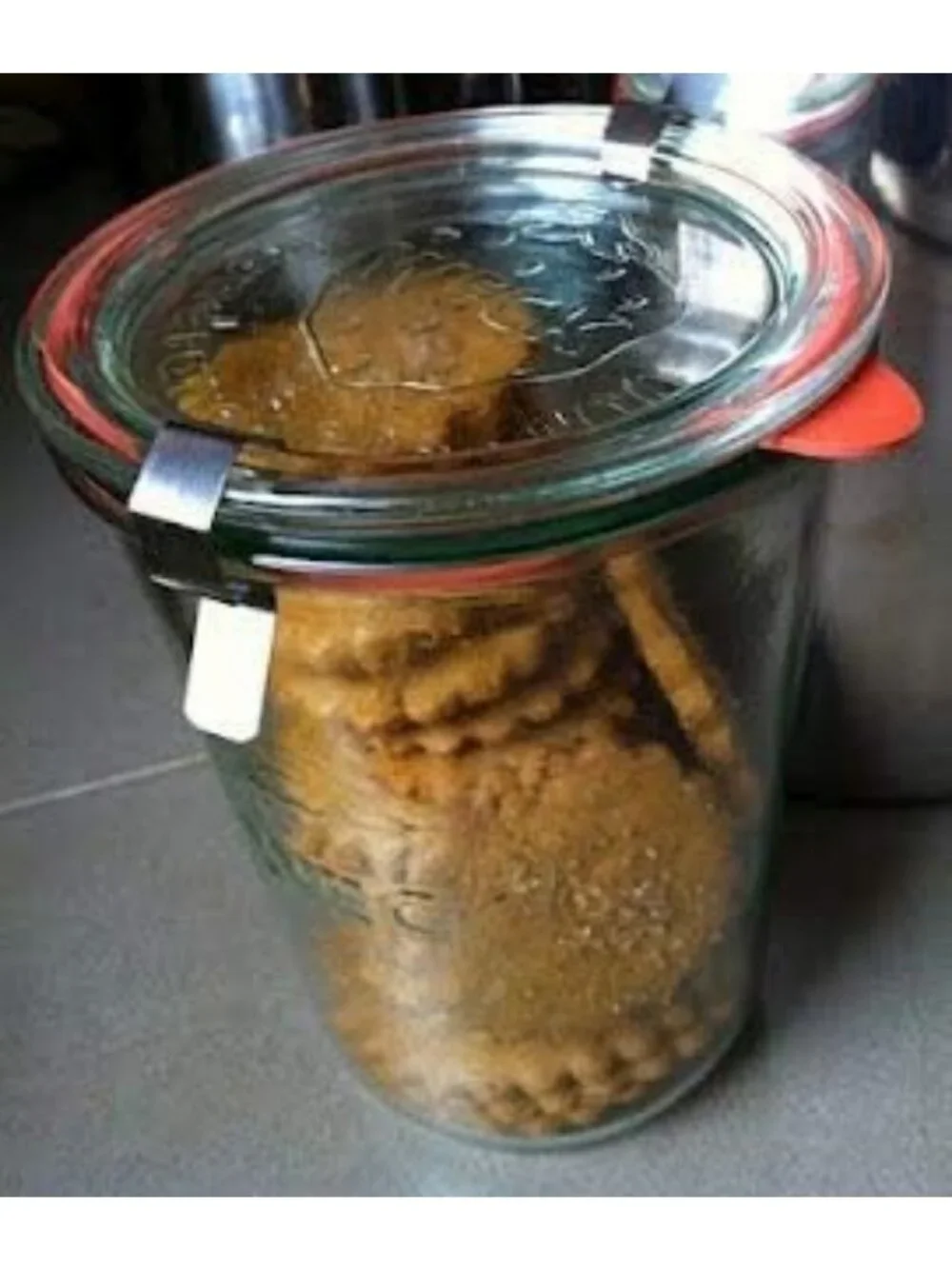 Eco-Friendly Glass Canning Jar - Airtight Food Storage Container 3/4 Liter